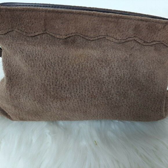 BAZAAR VINTAGE   Genuine Pig‎ Skin  Suede - Picture 5 of 16